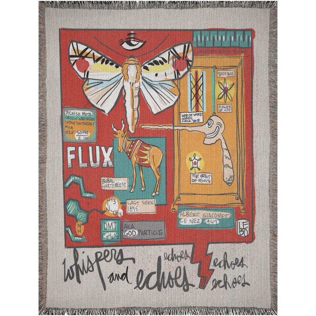 Whispers and Echos of Always and Forever - Lebo Woven Blanket